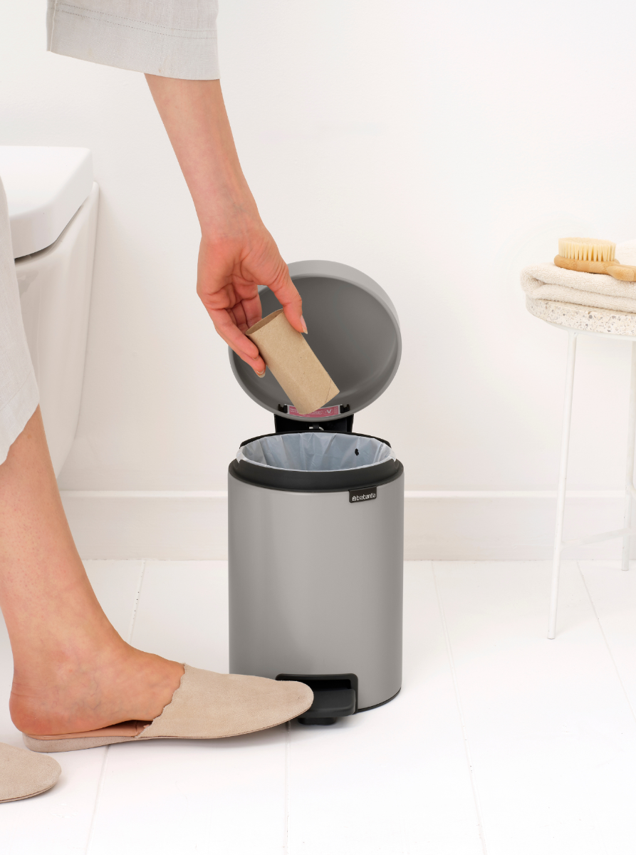 NewIcon Pedaalemmer 3 liter - Soft Grey