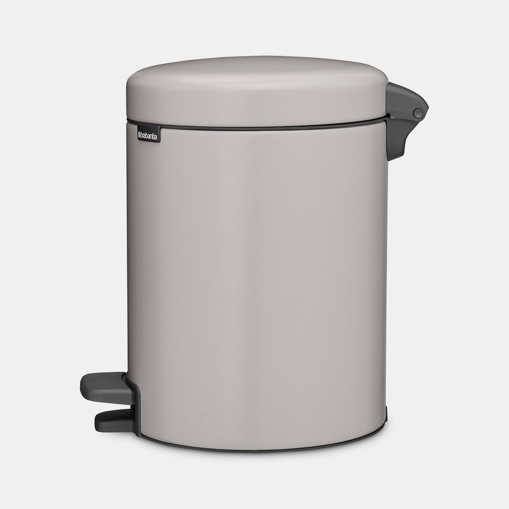 NewIcon Pedaalemmer 5 liter - Soft Grey