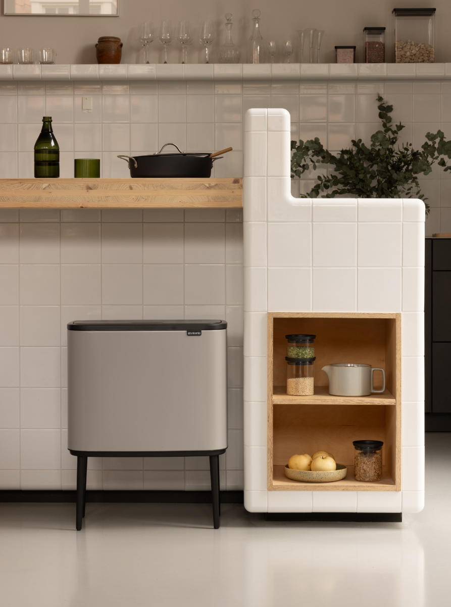 Bo Touch Bin 11 + 23 liter - Soft Grey