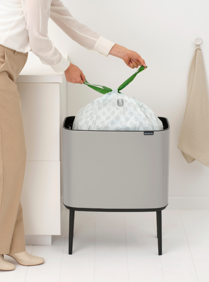 Bo Touch Bin 36 Liter - Soft Grey