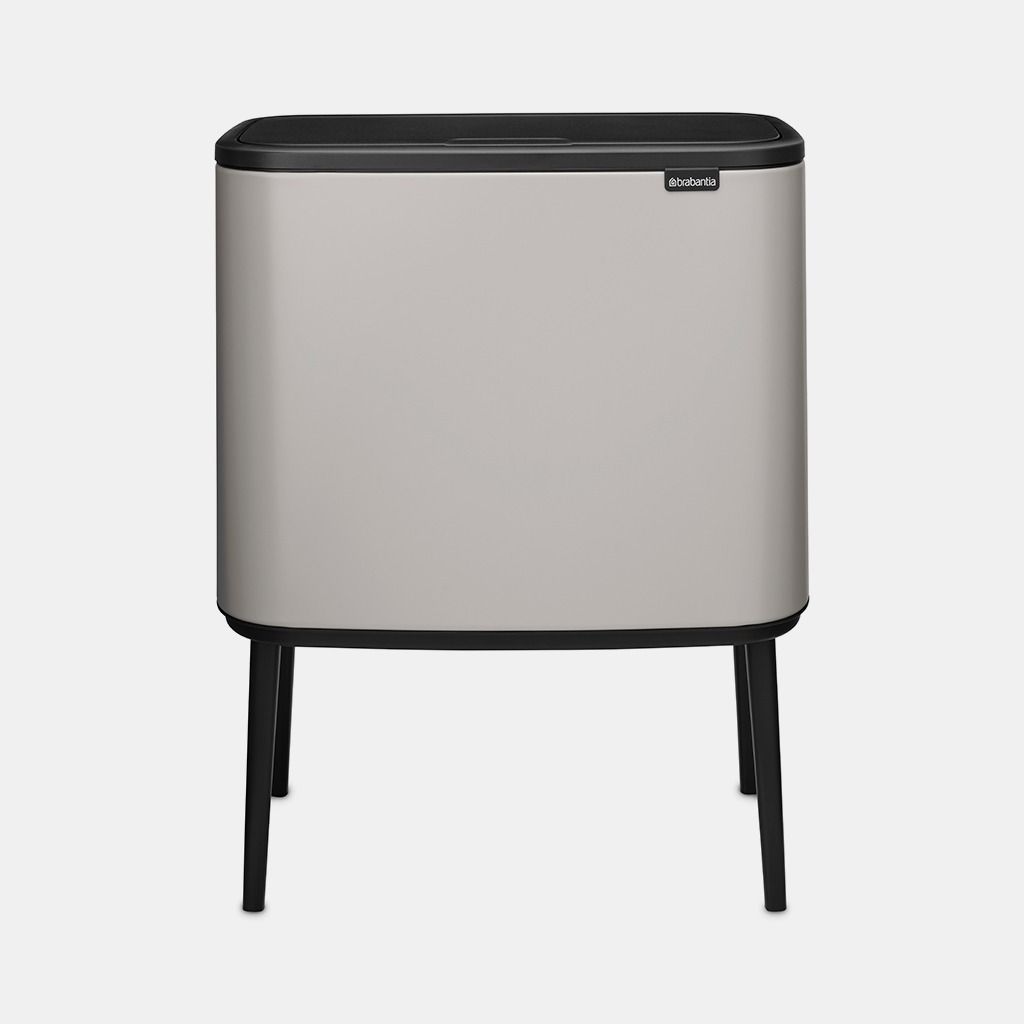 Bo Touch Bin 3 x 11 litre - Soft Grey