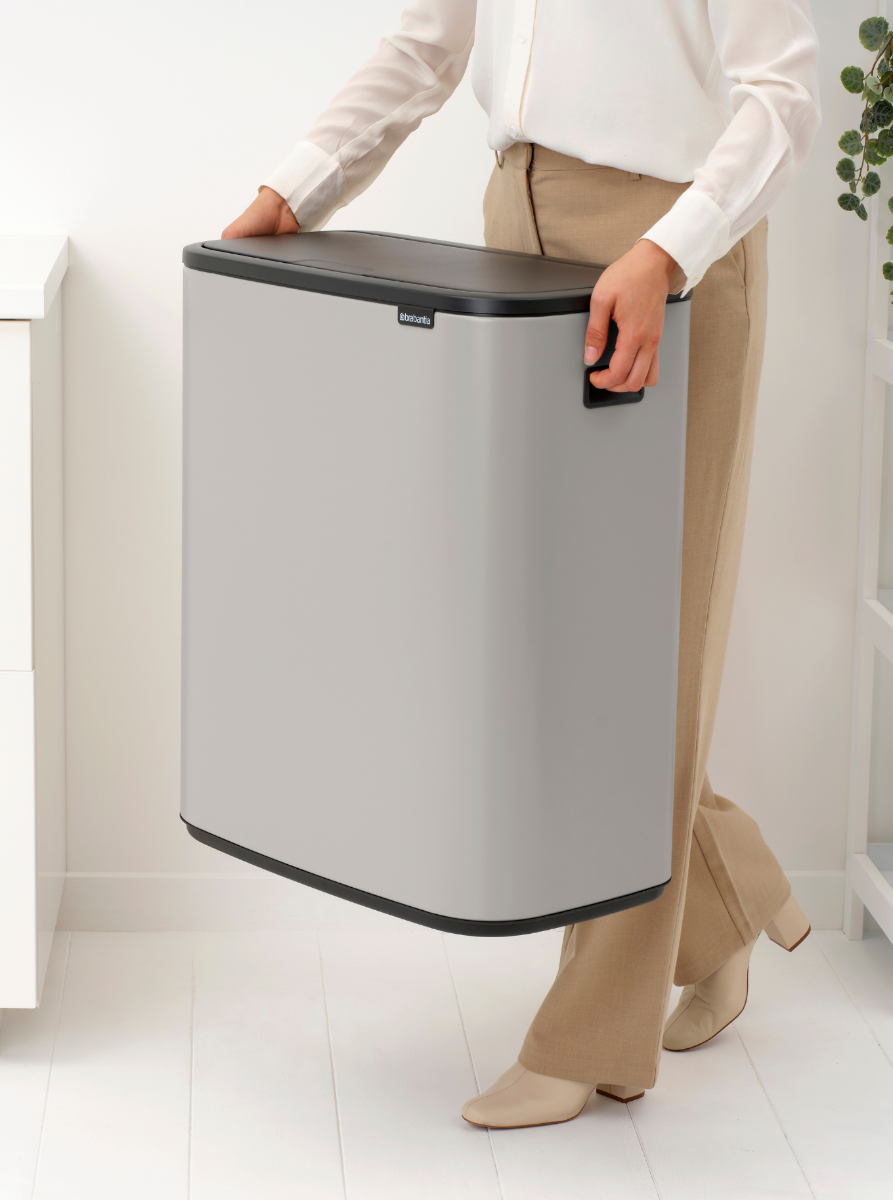 Bo Touch Bin 2 x 30 Liter - Soft Grey