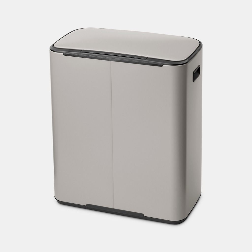 Bo Pedaalemmer 2 x 30 liter - Soft Grey