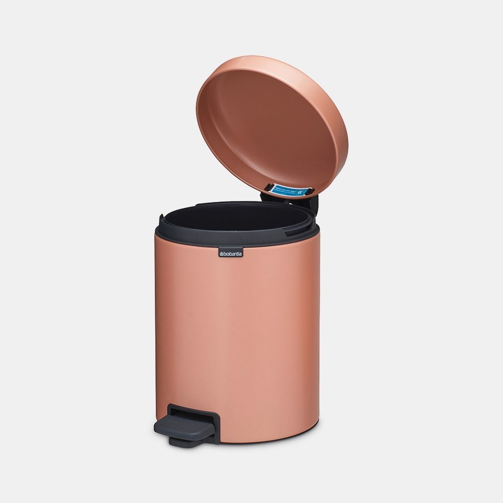 NewIcon Pedal Bin 5 litre - Warm Copper