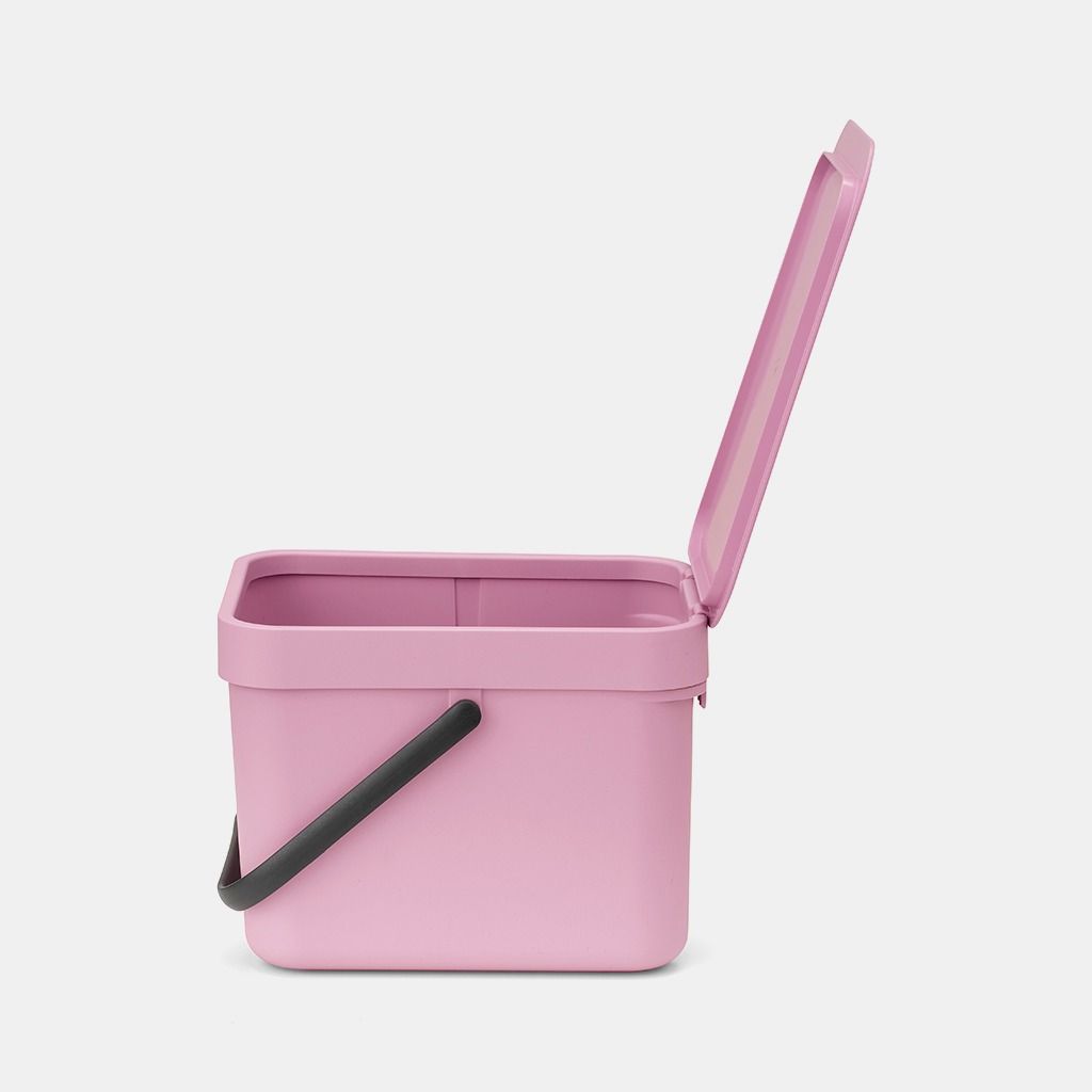 Sort & Go Waste Bin 6 litre - Lilac Pink