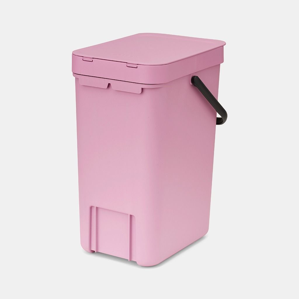 Sort & Go Recycling Trash Can 3.2 gallon (12L) - Lilac Pink