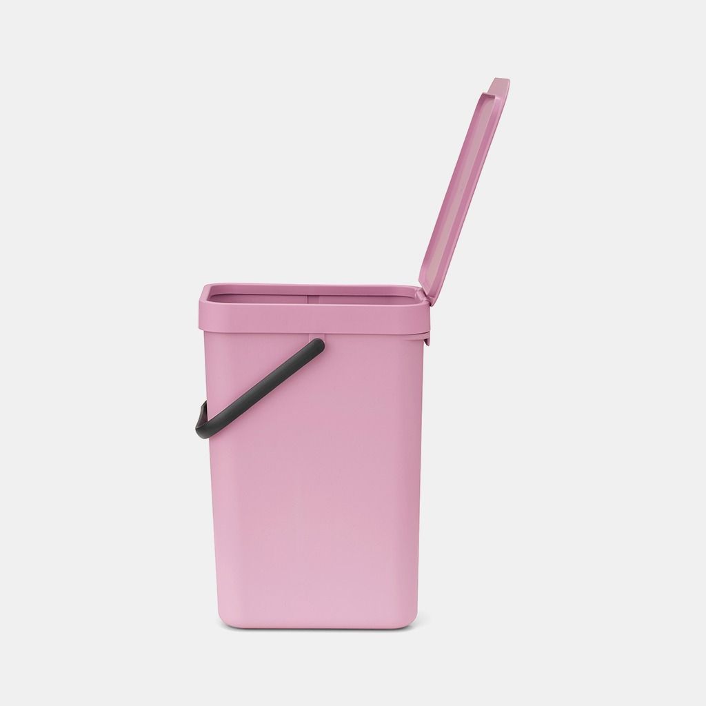 Sort & Go Recycling Trash Can 3.2 gallon (12L) - Lilac Pink