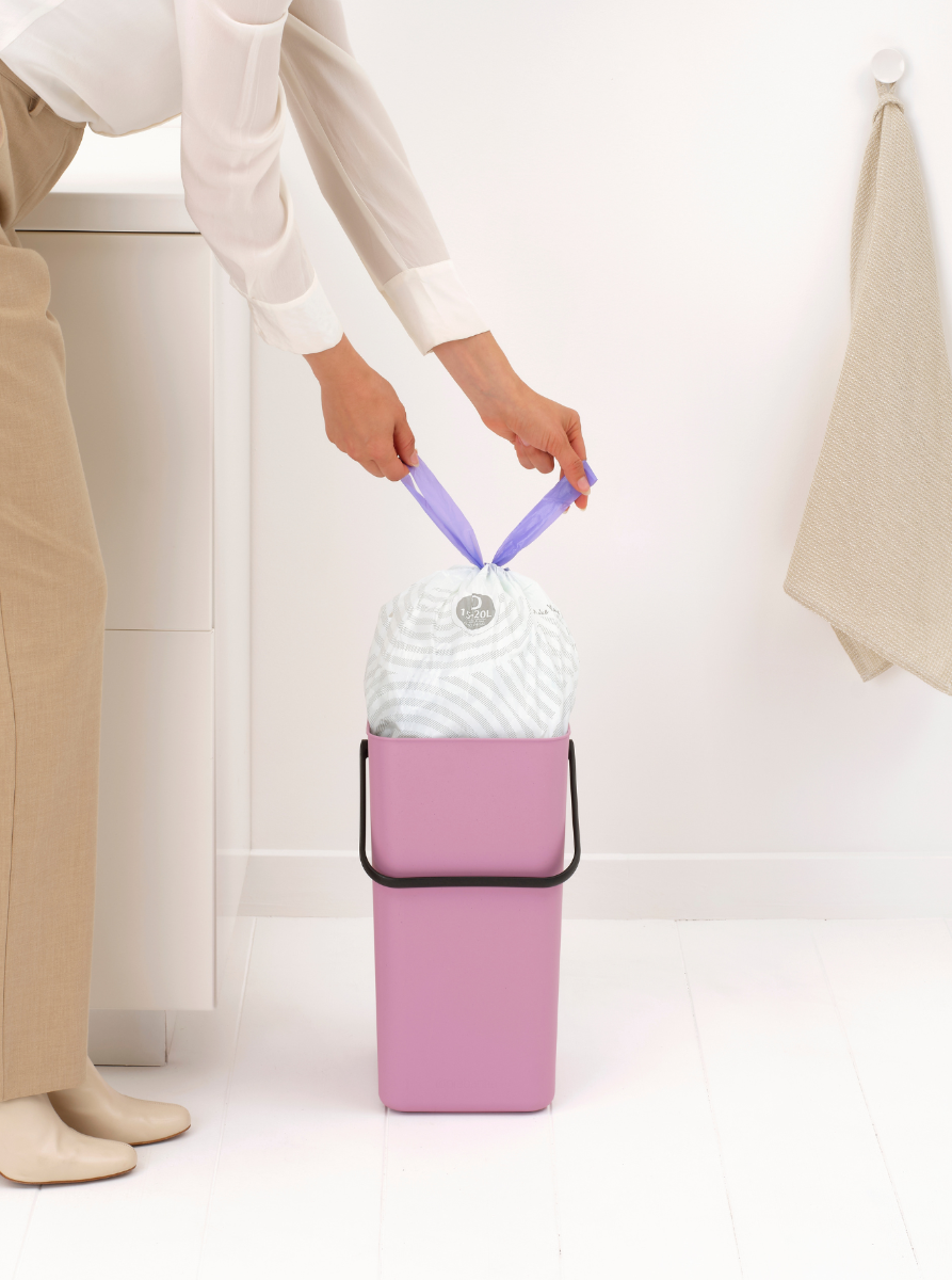 Sort & Go Abfallbehälter 16 Liter - Lilac Pink
