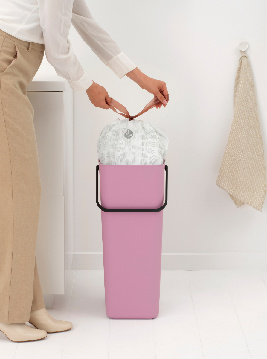 Sort & Go afvalemmer 40 liter - Lilac Pink