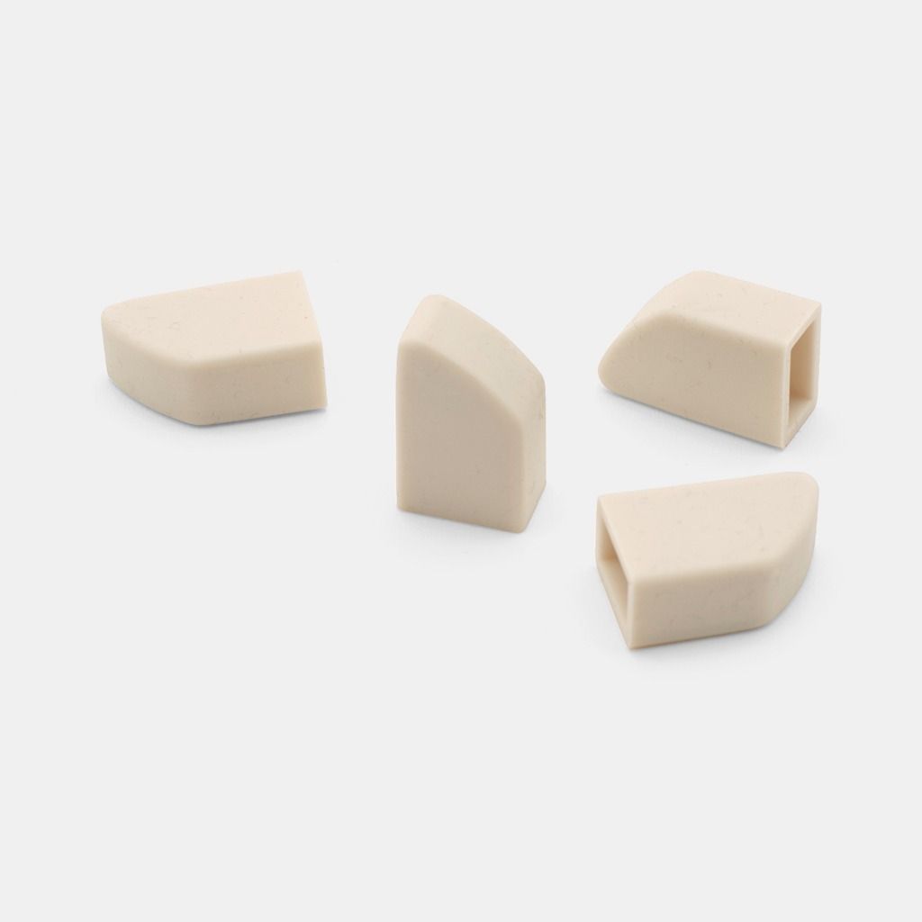 Foot Caps for Foldable Dish Drying Rack Set of 4 - Soft Beige