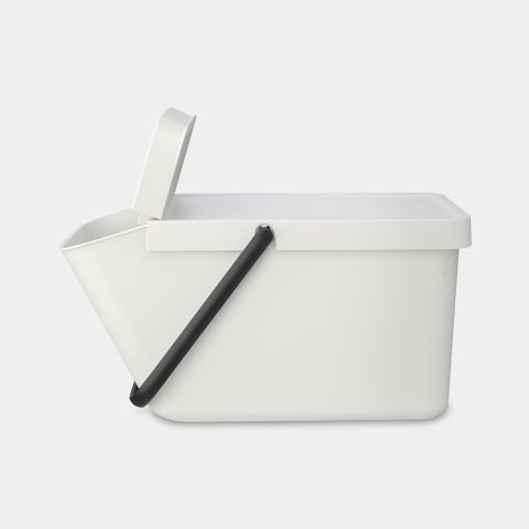 Sort & Go Stackable Waste Trash Can 5.3 gallon (20L) - Light Gray