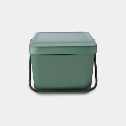 Sort & Go Stackable Waste Trash Can 5.3 gallon (20L) - Fir Green