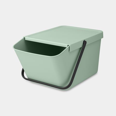 Sort & Go Stackable Waste Trash Can 5.3 gallon (20L) - Jade Green
