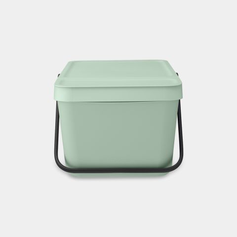 Sort & Go Stackable Waste Trash Can 5.3 gallon (20L) - Jade Green