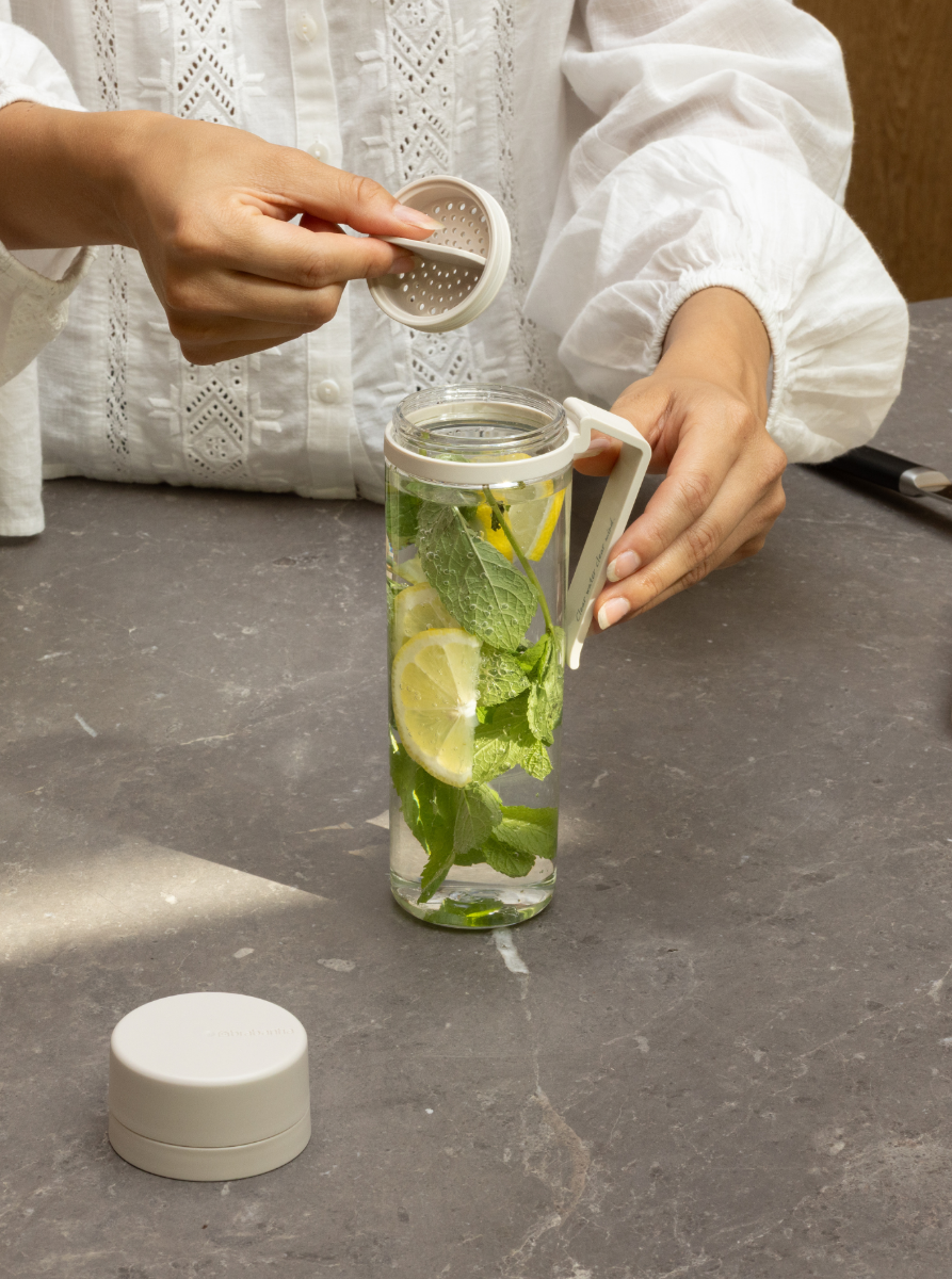 Make & Take Gourde Avec filtre, 0.5L - Soft Beige