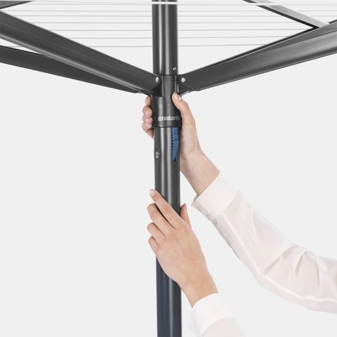 Rotary Dryer Topspinner 50 metre, with Ground Spike, Ø 45 mm - Anthracite