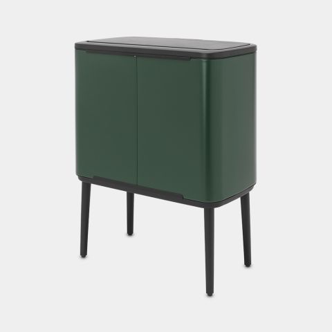 Bo Touch Bin 3 x 11 litre - Pine Green