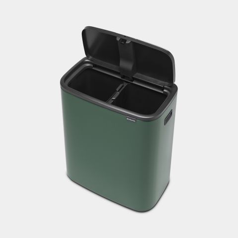 Bo Touch Bin 2 x 30 litre - Pine Green