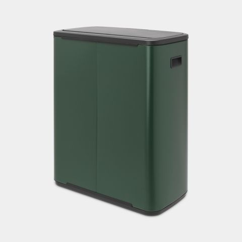 Bo Touch Bin 2 x 30 litre - Pine Green