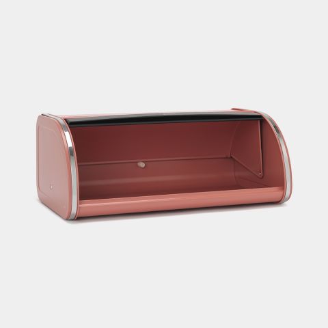 Roll Top Bread Bin Terracotta Pink