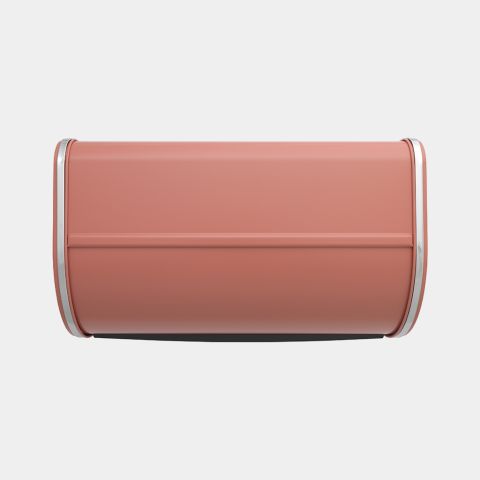 Roll Top Bread Bin Terracotta Pink