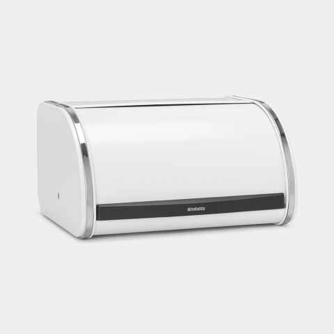 Roll Top Bread Bin Medium - White