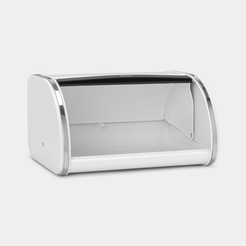 Roll Top Bread Bin Medium - White