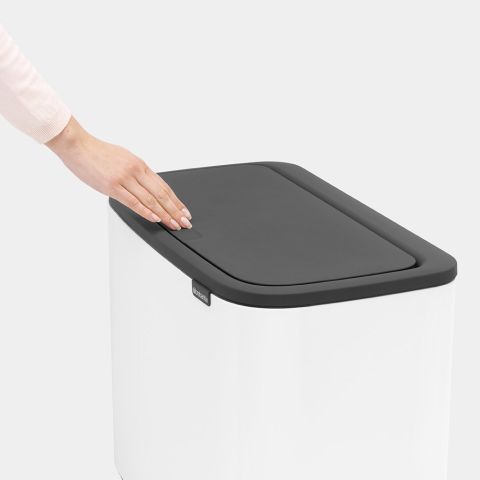 Bo Touch Bin 3 x 11 liter - White