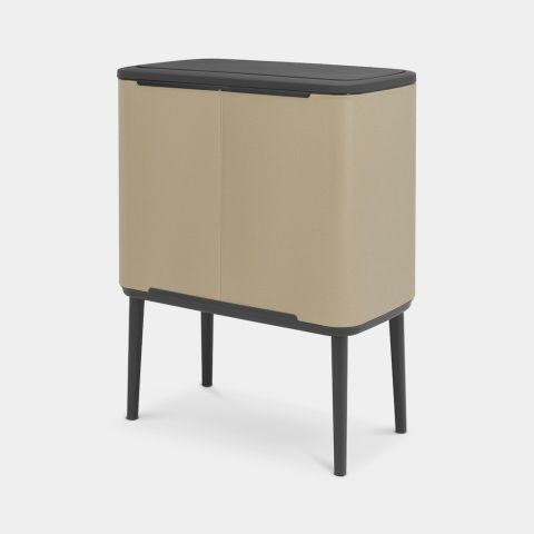 Bo Touch Bin 11 + 23 litre - Mineral Golden Beach