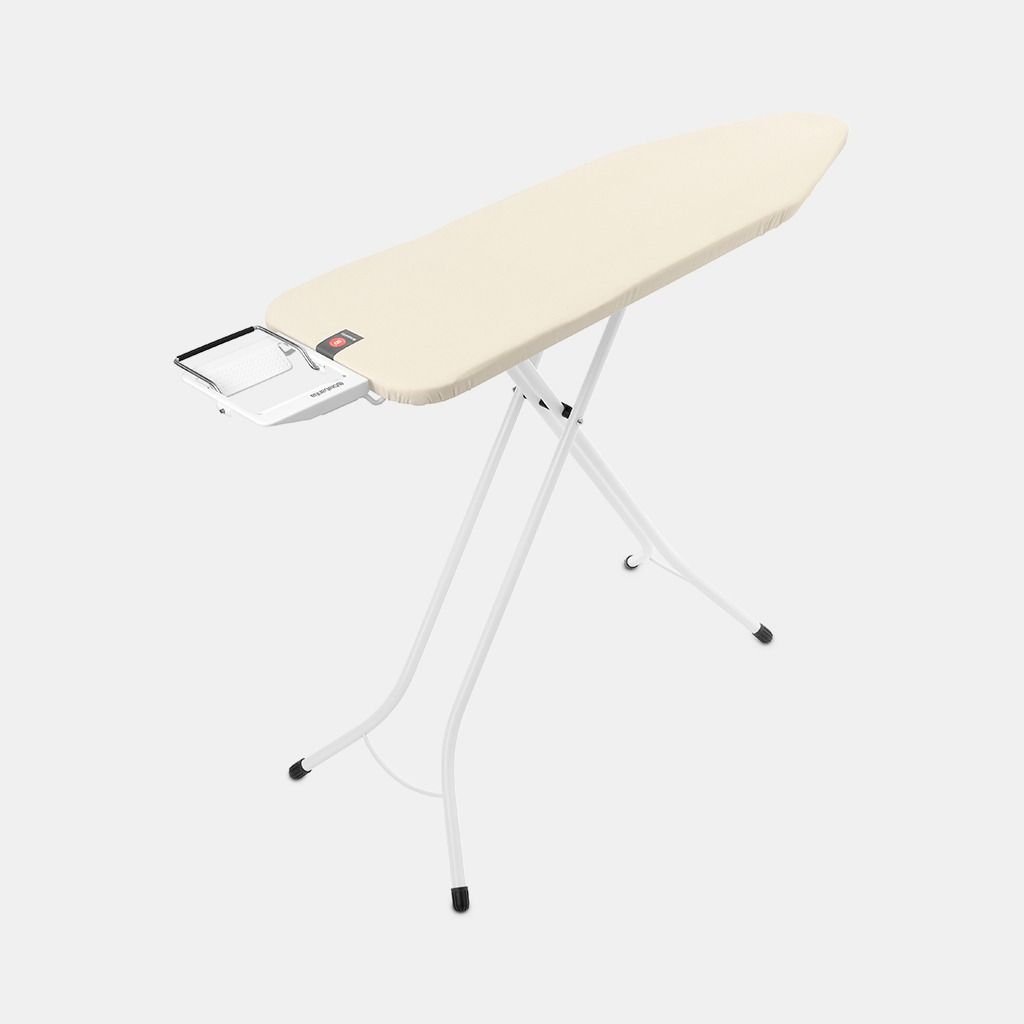 Ironing Board B 124x38 cm, Steam Iron Rest - Ecru