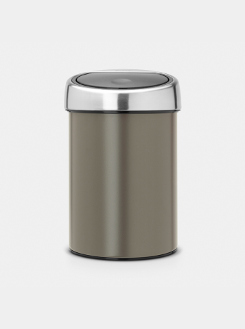 Touch Bin 3 litres - Platinum