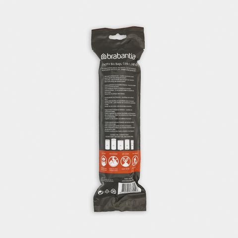 Bolsas de basura PerfectFit código L (45 litros), rollo de 10 bolsas