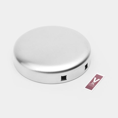 Coperchio NewIcon pattumiera 3 litri - Matt Steel