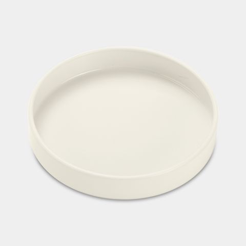 Lid Canister, Low Ø 4.3 in (11cm) - White