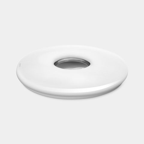 Couvercle corbeille à linge, 50 litres Ø38.3cm - Brilliant Steel