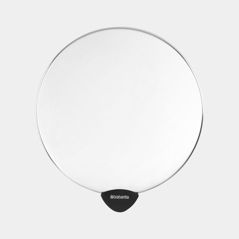 Lid Wall Mounted Trash Can 0.8 gallon (3L), Ø 6.7 in (17 cm) - Brilliant Steel