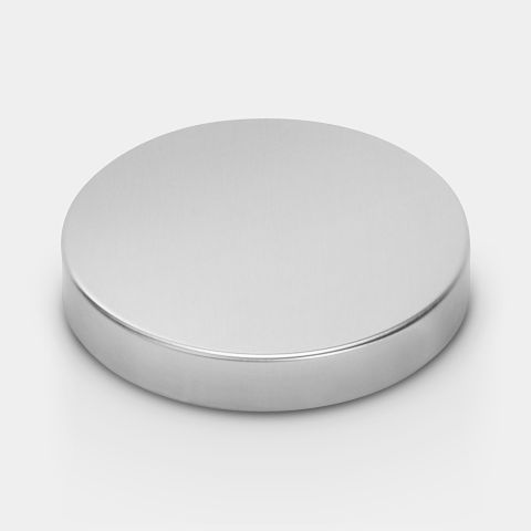 Deckel Treteimer 3 Liter, Ø17cm - Matt Steel Fingerprint Proof