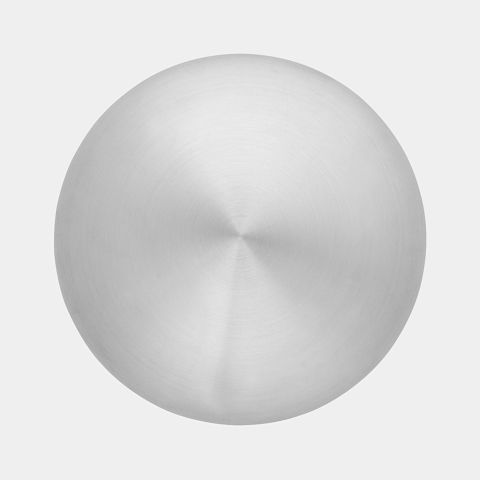 Couvercle poubelle pédale Retro 3 litres, Ø17cm - Matt Steel