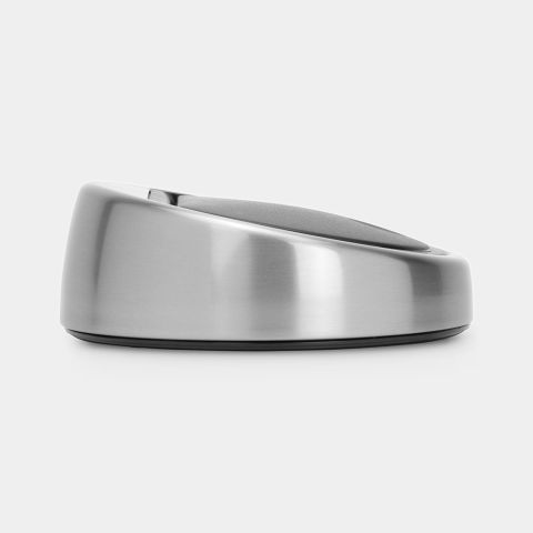 Lid Touch Bin 3 litre - Matt Steel Fingerprint Proof