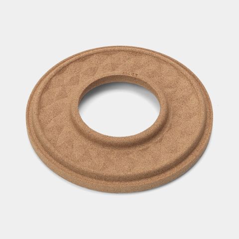 Laundry Hamper Lid 9.2 gallon (35L), Ø11.8 in (30cm)- Cork Brown