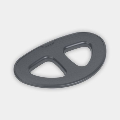 Couvercle corbeille à linge, 55 litres Grey