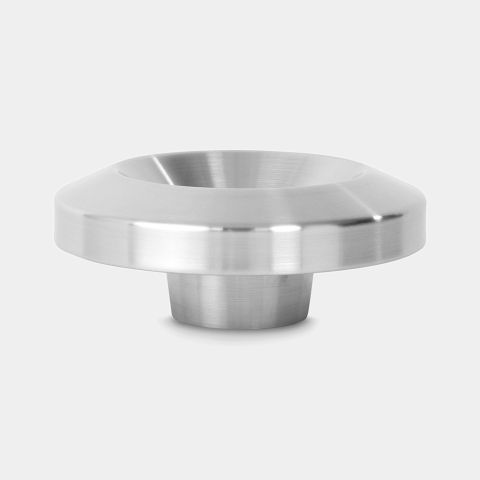 Couvercle pour corbeille papier pare-flamme 20 litres, Ø25cm - Matt Steel