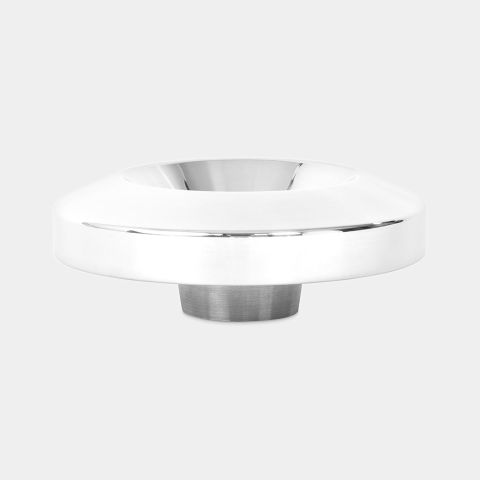 Deksel prullenbak Flame Guard 30 liter, Ø30cm - Brilliant Steel