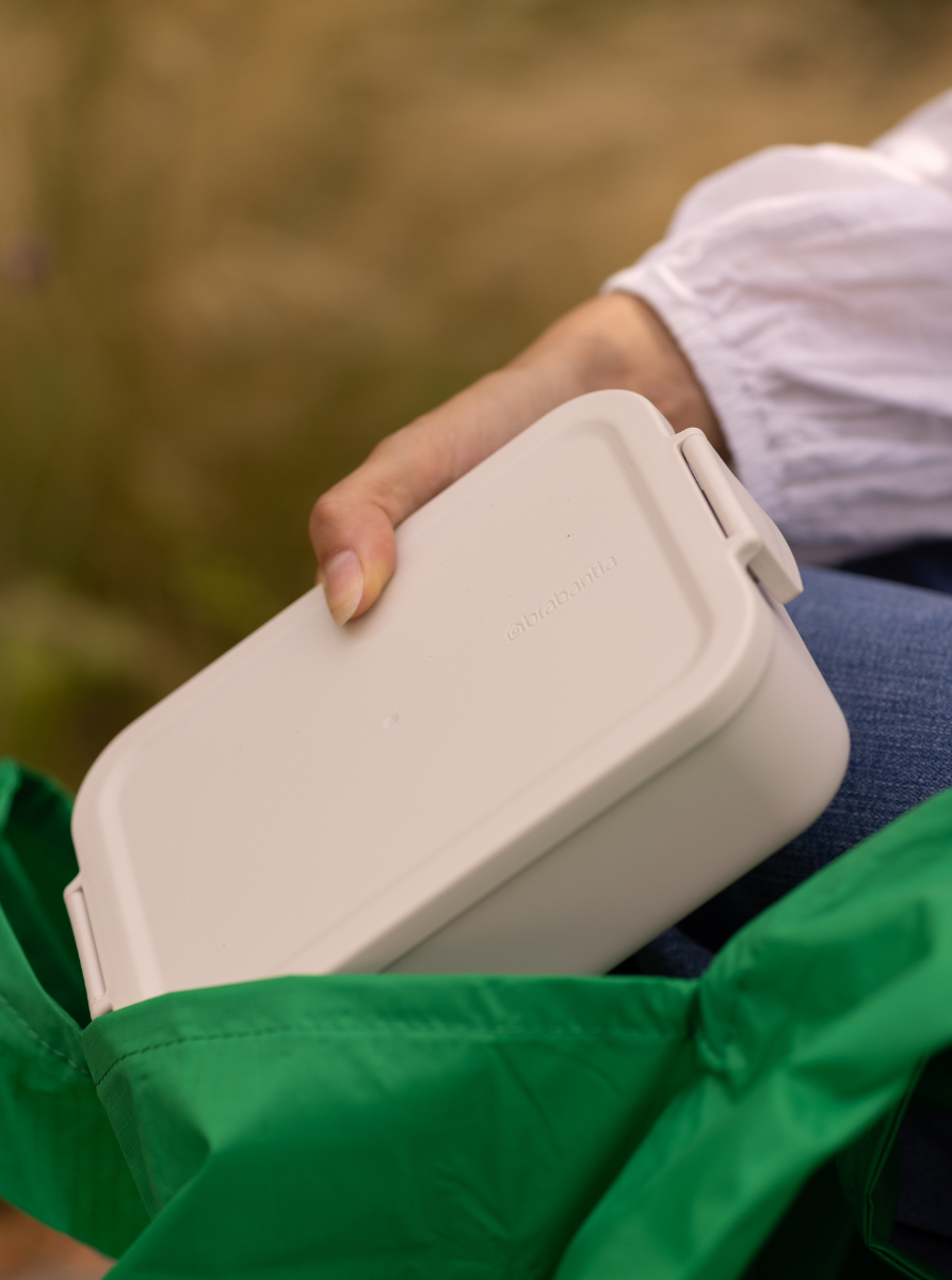 Make & Take Lunchbox Medium, kunststof - Soft Beige