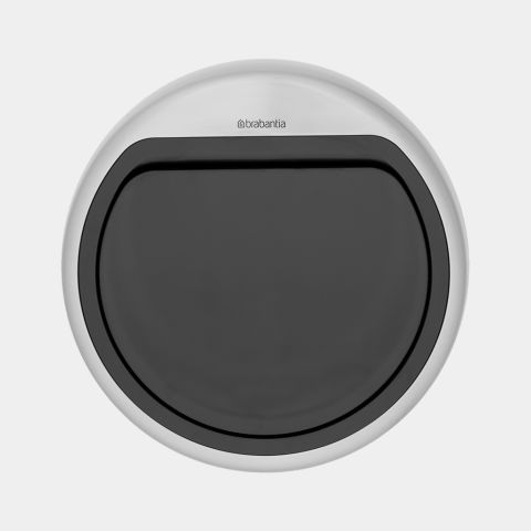 Touch Bin Recycle 2 x 20 litre - Matt Steel Fingerprint Proof