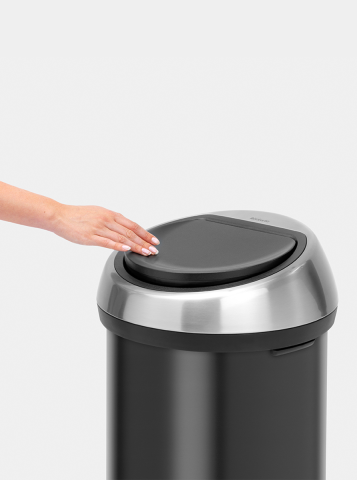 Touch Bin 60 liter - Matt Black