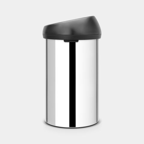 Touch Bin 60 litre - Brilliant Steel