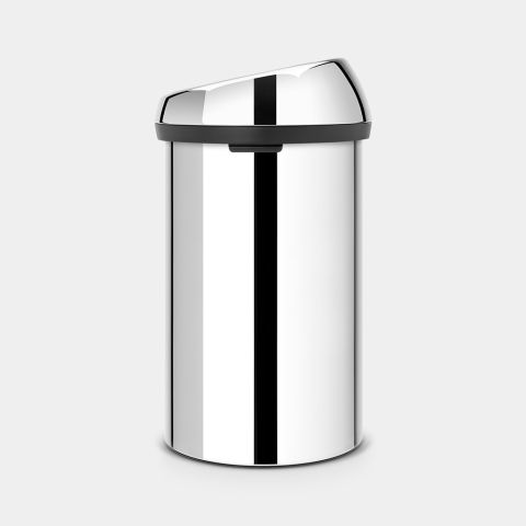 Touch Bin 60 litre - Brilliant Steel