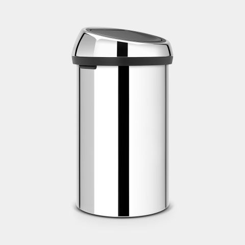Touch Bin 60 litre - Brilliant Steel