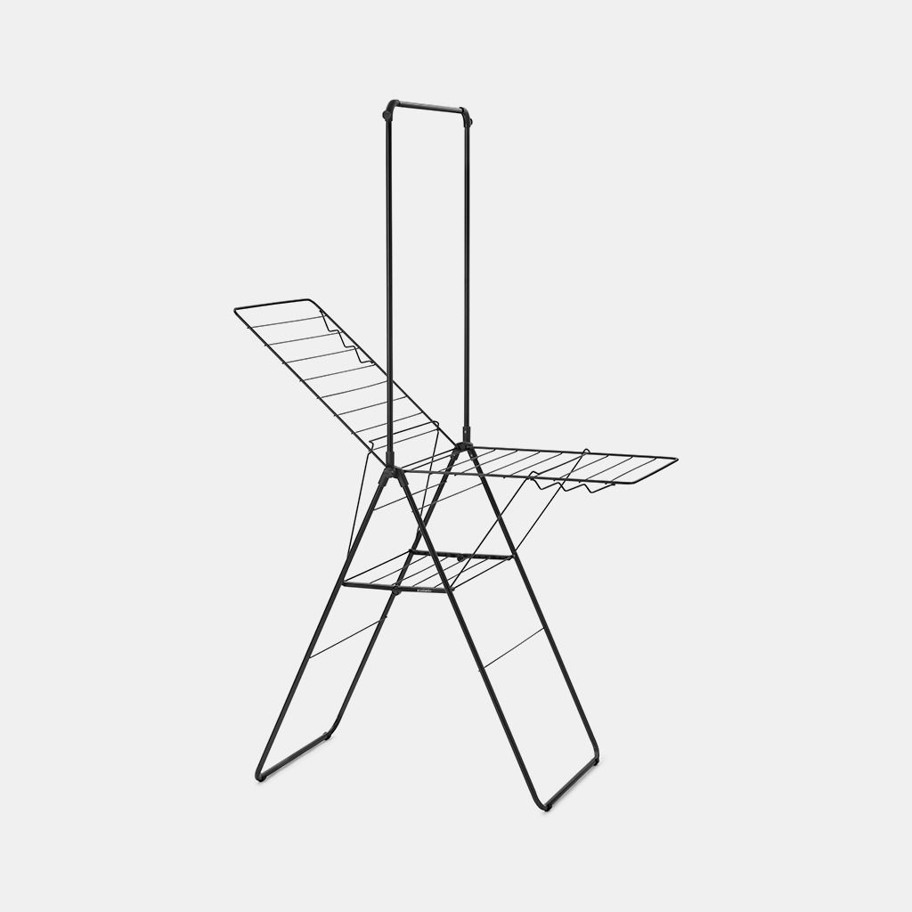 Séchoir HangOn 20 mètres avec portant à cintres - Matt Black